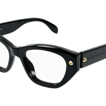 Alexander McQueen AM0410O 001 ONE SIZE (52) Fekete Férfi Dioptriás szemüvegek kép