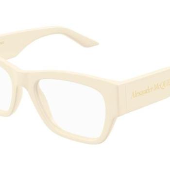 Alexander McQueen AM0436O 005 ONE SIZE (52) Bézs Férfi Dioptriás szemüvegek kép