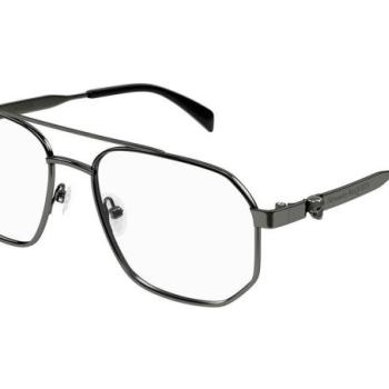 Alexander McQueen AM0459O 001 ONE SIZE (57) Szürke Női Dioptriás szemüvegek kép
