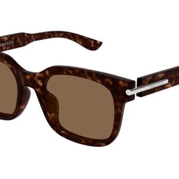 Alexander McQueen AM0496SA 002 ONE SIZE (54) Havana Unisex Napszemüvegek kép