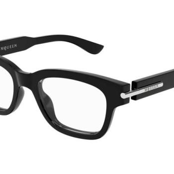 Alexander McQueen AM0497O 005 ONE SIZE (52) Fekete Unisex Dioptriás szemüvegek kép