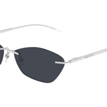 Alexander McQueen AM0525S 001 ONE SIZE (57) Ezüst Unisex Napszemüvegek kép