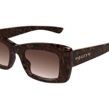 Alexander McQueen AM0526S 002 ONE SIZE (50) Havana Férfi Napszemüvegek kép