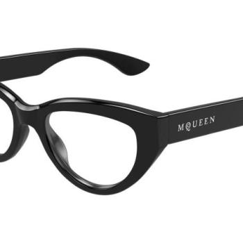 Alexander McQueen AM0529O 001 ONE SIZE (52) Fekete Férfi Dioptriás szemüvegek kép