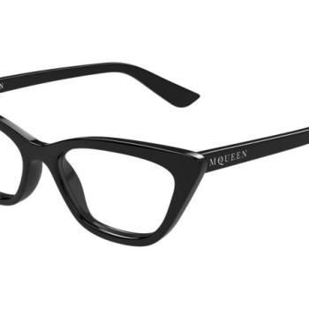 Alexander McQueen AM0560O 001 ONE SIZE (52) Fekete Férfi Dioptriás szemüvegek kép