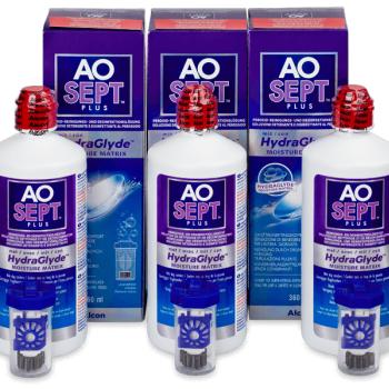 AOSEPT PLUS HydraGlyde 3x360 ml kép