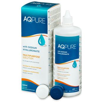 AQ Pure kontaktlencse folyadék 360 ml kép