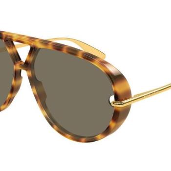 Bottega Veneta BV1274S 005 ONE SIZE (63) Havana Unisex Napszemüvegek kép