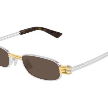 Bottega Veneta BV1381S 001 ONE SIZE (50) Ezüst Unisex Napszemüvegek kép