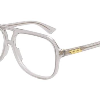 Bottega Veneta BV1417O 003 ONE SIZE (56) Szürke Unisex Dioptriás szemüvegek kép