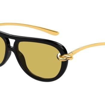 Bottega Veneta BV1418S 001 ONE SIZE (58) Fekete Férfi Napszemüvegek kép
