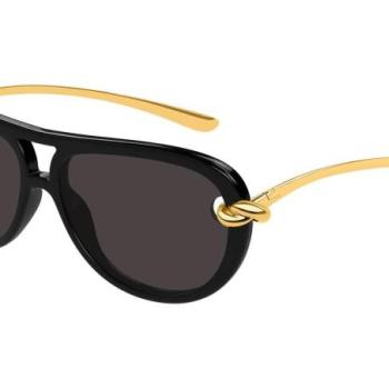 Bottega Veneta BV1418S 005 ONE SIZE (58) Fekete Férfi Napszemüvegek kép