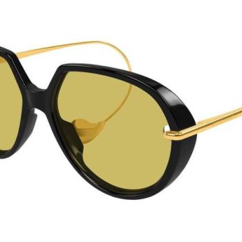 Bottega Veneta BV1436S 001 ONE SIZE (60) Fekete Unisex Napszemüvegek kép
