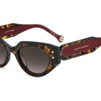 Carolina Herrera HER0221/G/S O63/HA ONE SIZE (50) Havana Férfi Napszemüvegek kép
