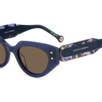 Carolina Herrera HER0221/G/S XP8/70 ONE SIZE (50) Kék Férfi Napszemüvegek kép