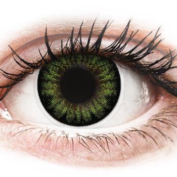 ColourVUE BigEyes Party Green - dioptria nélkül (2 db lencse) kép