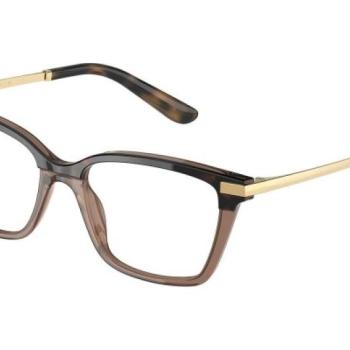 Dolce & Gabbana DG3345 3256 L (52) Havana Férfi Dioptriás szemüvegek kép