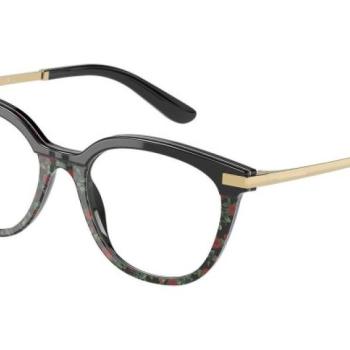 Dolce & Gabbana DG3346 3317 M (50) Fekete Férfi Dioptriás szemüvegek kép