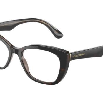 Dolce & Gabbana DG3360 3256 L (54) Havana Férfi Dioptriás szemüvegek kép