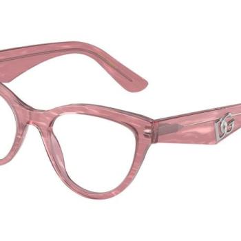 Dolce & Gabbana DG3372 3405 L (52) Rózsaszín Férfi Dioptriás szemüvegek kép