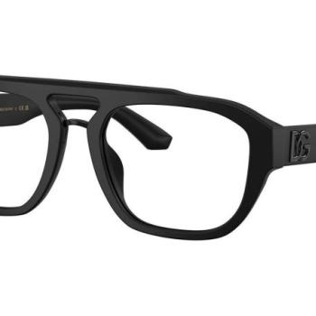 Dolce & Gabbana DG3415 2525 ONE SIZE (55) Fekete Női Dioptriás szemüvegek kép