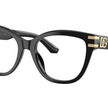 Dolce & Gabbana DG3418 501 L (55) Fekete Férfi Dioptriás szemüvegek kép