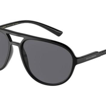 Dolce & Gabbana DG6150 252581 Polarized ONE SIZE (60) Fekete Női Napszemüvegek kép