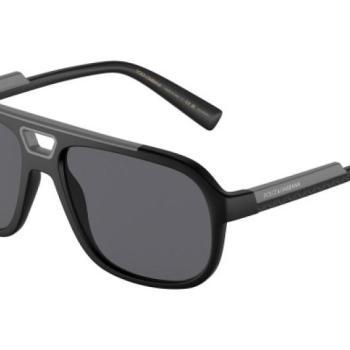 Dolce & Gabbana DG6179 252581 Polarized ONE SIZE (58) Fekete Női Napszemüvegek kép