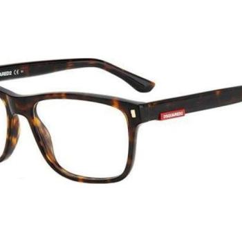 Dsquared2 D20007 086 ONE SIZE (55) Havana Női Dioptriás szemüvegek kép