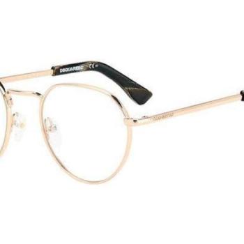 Dsquared2 D20019 DDB M (50) Arany Unisex Dioptriás szemüvegek kép