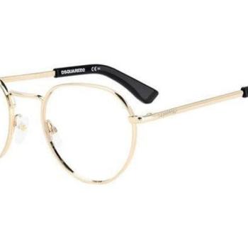 Dsquared2 D20019 J5G M (50) Arany Unisex Dioptriás szemüvegek kép