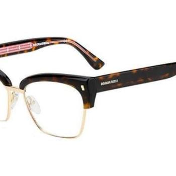 Dsquared2 D20024 086 ONE SIZE (54) Havana Férfi Dioptriás szemüvegek kép