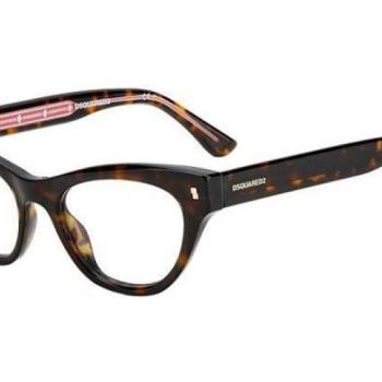 Dsquared2 D20026 086 ONE SIZE (49) Havana Férfi Dioptriás szemüvegek kép