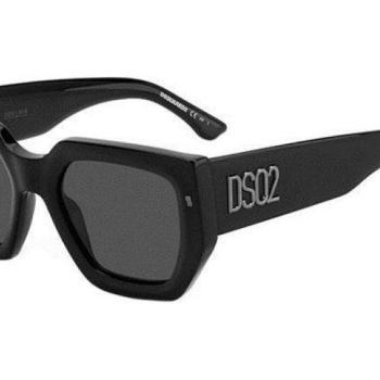 Dsquared2 D20031/S 807/IR ONE SIZE (53) Fekete Unisex Napszemüvegek kép