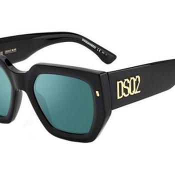 Dsquared2 D20031/S ETJ/MT ONE SIZE (53) Fekete Unisex Napszemüvegek kép