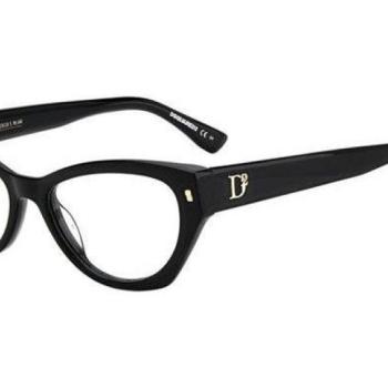 Dsquared2 D20043 2M2 ONE SIZE (54) Fekete Férfi Dioptriás szemüvegek kép