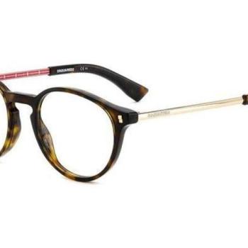 Dsquared2 D20056 086 ONE SIZE (49) Havana Női Dioptriás szemüvegek kép