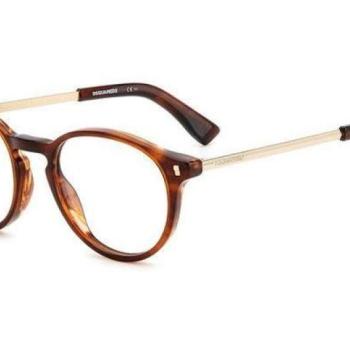 Dsquared2 D20056 EX4 ONE SIZE (49) Havana Női Dioptriás szemüvegek kép