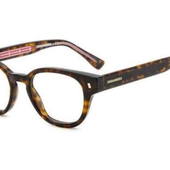 Dsquared2 D20057 086 ONE SIZE (46) Havana Női Dioptriás szemüvegek kép