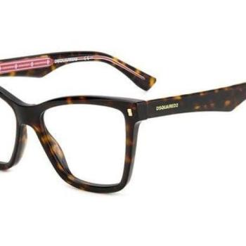 Dsquared2 D20059 086 ONE SIZE (54) Havana Férfi Dioptriás szemüvegek kép