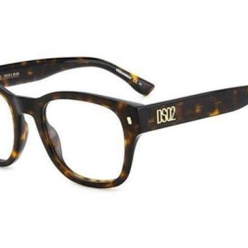 Dsquared2 D20065 086 ONE SIZE (51) Havana Női Dioptriás szemüvegek kép