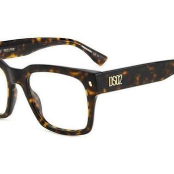 Dsquared2 D20066 086 ONE SIZE (54) Havana Női Dioptriás szemüvegek kép