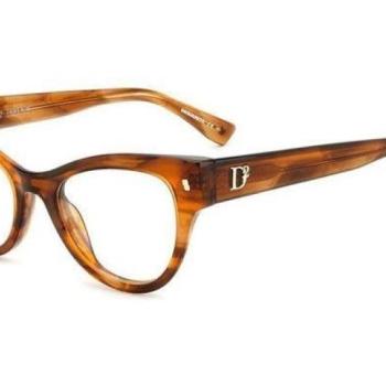 Dsquared2 D20070 EX4 ONE SIZE (49) Havana Férfi Dioptriás szemüvegek kép