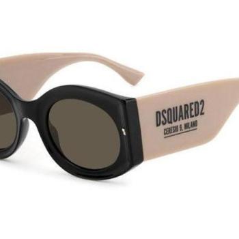 Dsquared2 D20071/S 0WM/70 ONE SIZE (51) Fekete Női Napszemüvegek kép