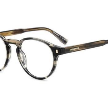 Dsquared2 D20080 2W8 ONE SIZE (49) Havana Női Dioptriás szemüvegek kép