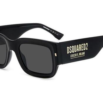 Dsquared2 D20089/S 2M2/IR ONE SIZE (52) Fekete Unisex Napszemüvegek kép