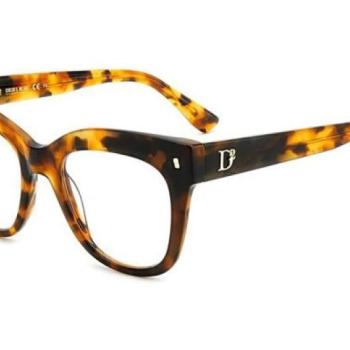 Dsquared2 D20098 WR9 ONE SIZE (51) Havana Férfi Dioptriás szemüvegek kép