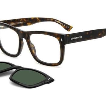 Dsquared2 D20100/CS 086/UC ONE SIZE (55) Havana Női Dioptriás szemüvegek kép