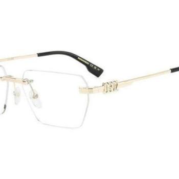 Dsquared2 D20102 3YG ONE SIZE (58) Arany Női Dioptriás szemüvegek kép