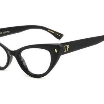 Dsquared2 D20116 807 ONE SIZE (49) Fekete Férfi Dioptriás szemüvegek kép